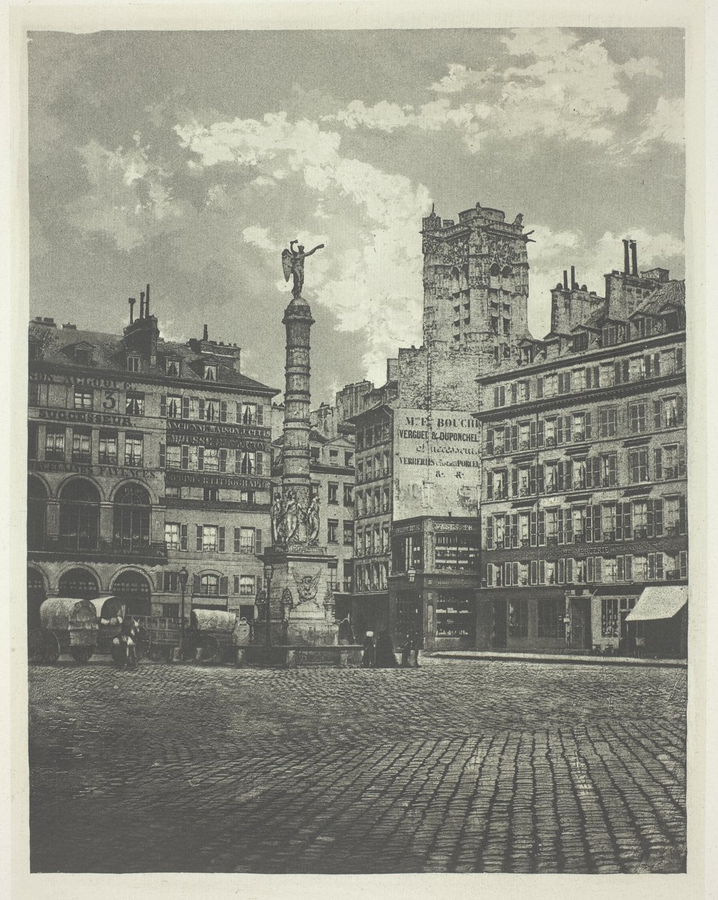Parigi, Place de Châtelet da Charles Nègre