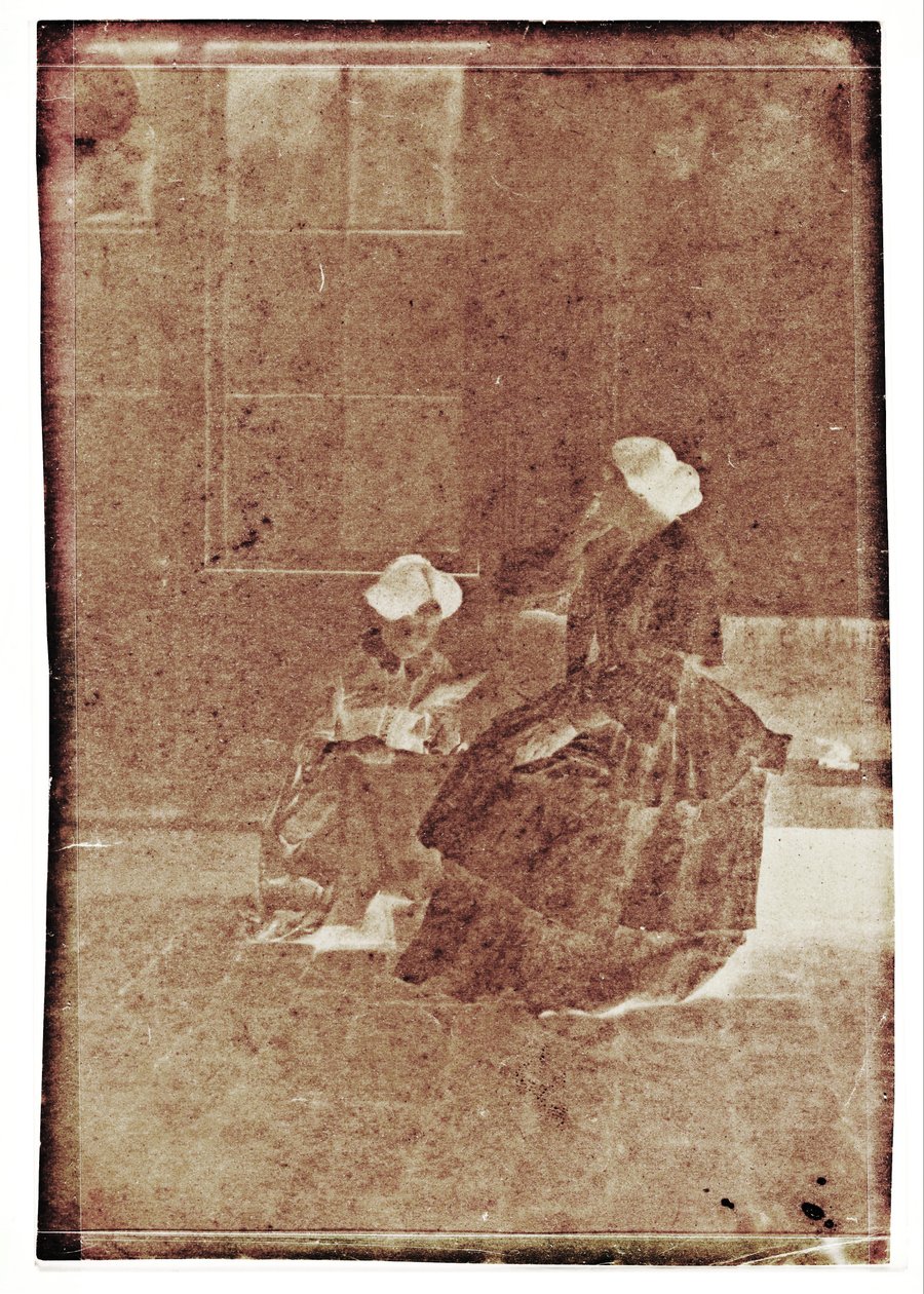 Donne in un cortile da Charles Nègre