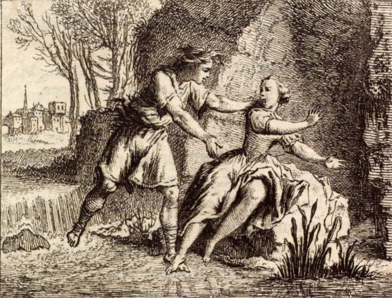 Il fiume Scamandre da Charles Nicolas Cochin