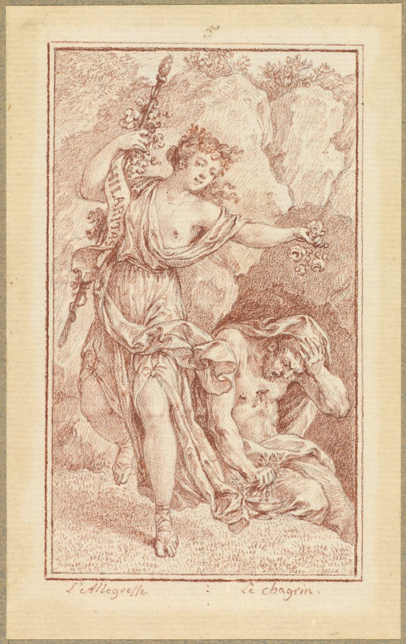 Gioia e Dolore da Charles Nicolas Cochin II