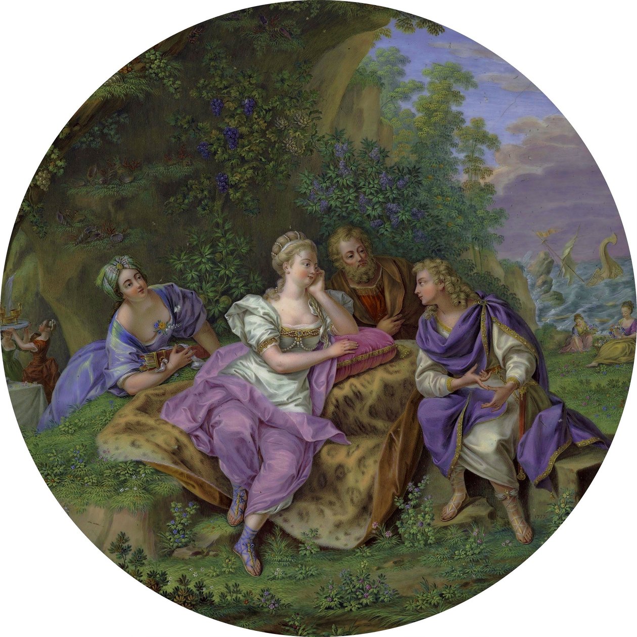 Guéridon di Elżbieta Grabowska (dettaglio) da Charles Nicolas Dodin