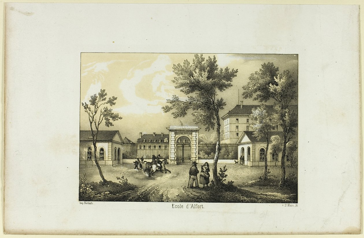 Scuola Alfort da Charles Nicolas Lemercier