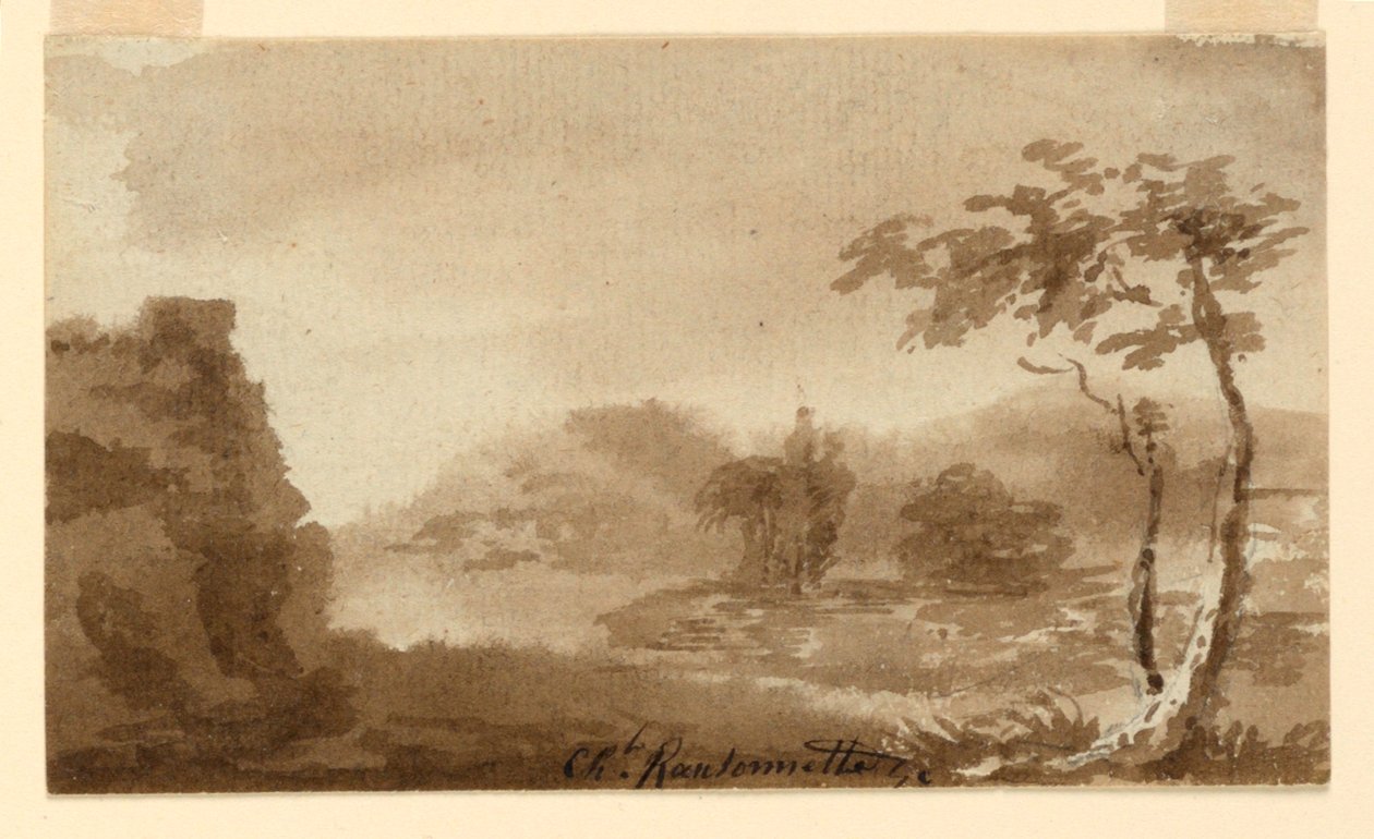 Un Paesaggio da Charles Nicolas Ransonnette