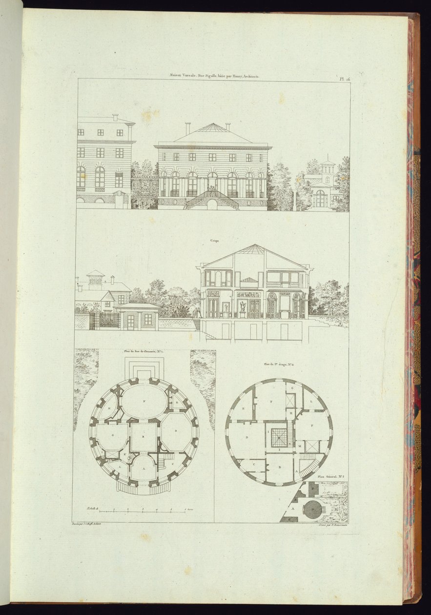 Stampa rilegata (Francia) da Charles Nicolas Ransonnette