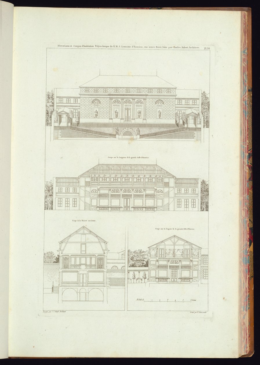 Stampa rilegata (Francia) da Charles Nicolas Ransonnette