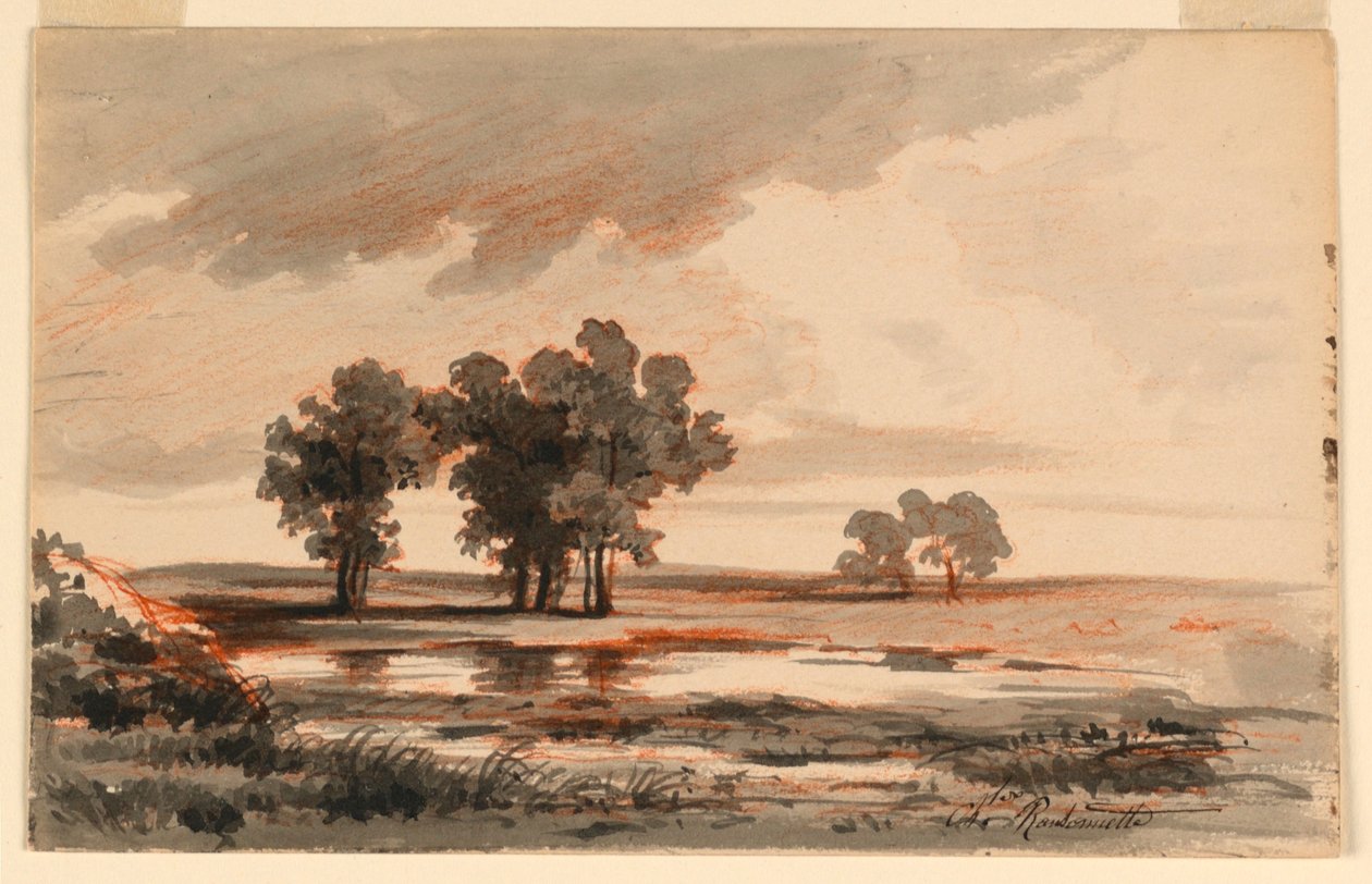 Paesaggio da Charles Nicolas Ransonnette