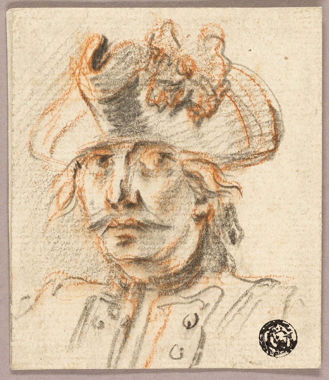 Busto di soldato da Charles Parrocel