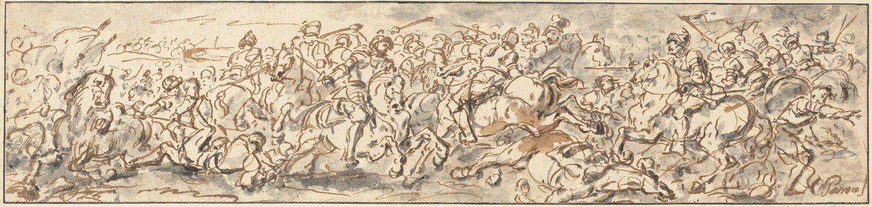 Battaglia di cavalleria da Charles Parrocel