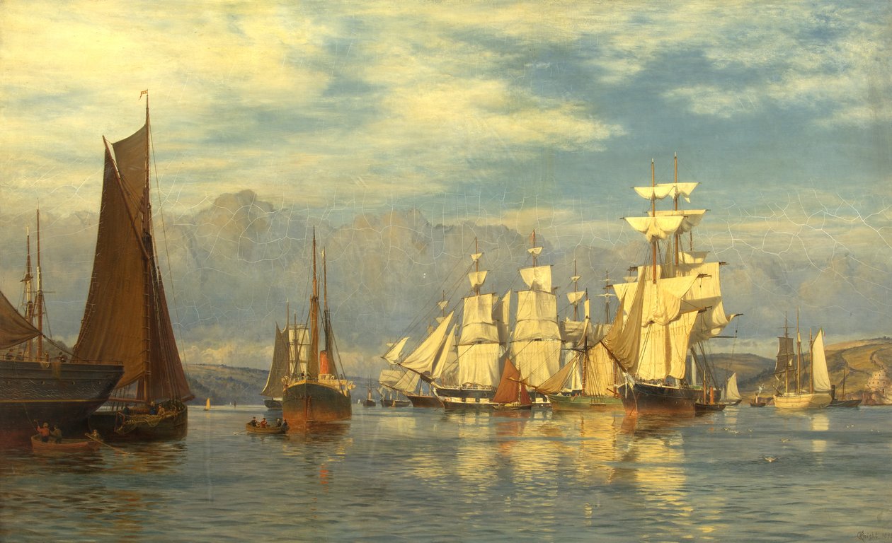 Porto di Falmouth da Charles Parsons Knight