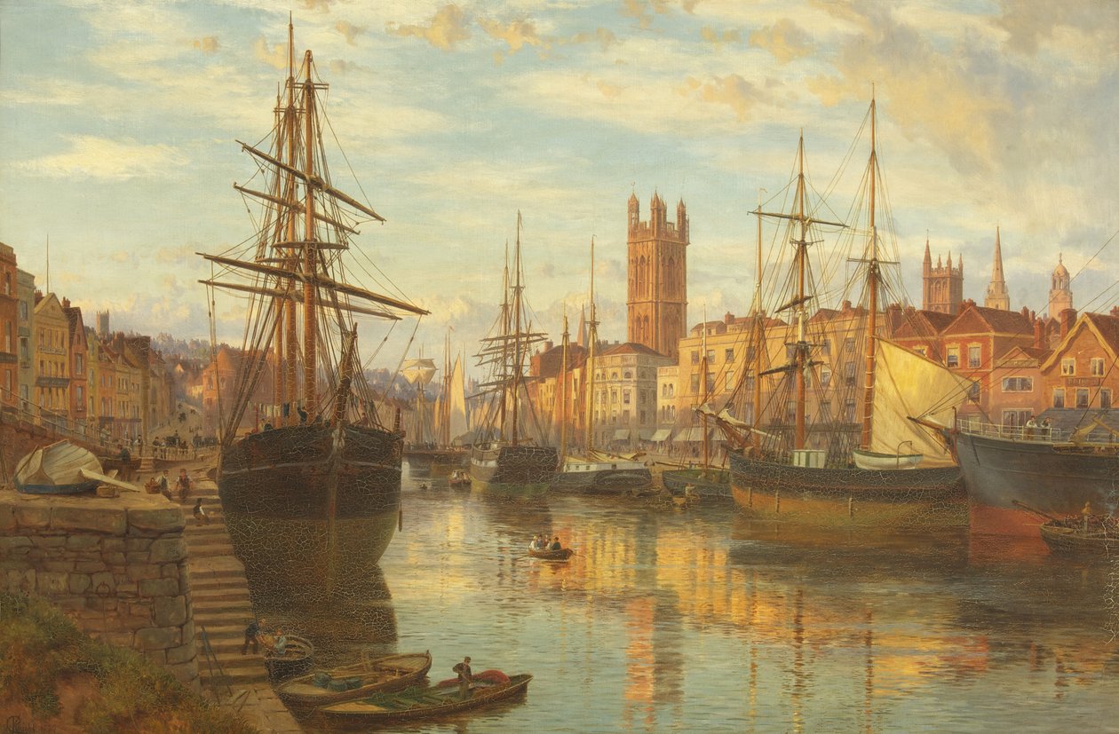 Il porto galleggiante, Bristol da Charles Parsons Knight
