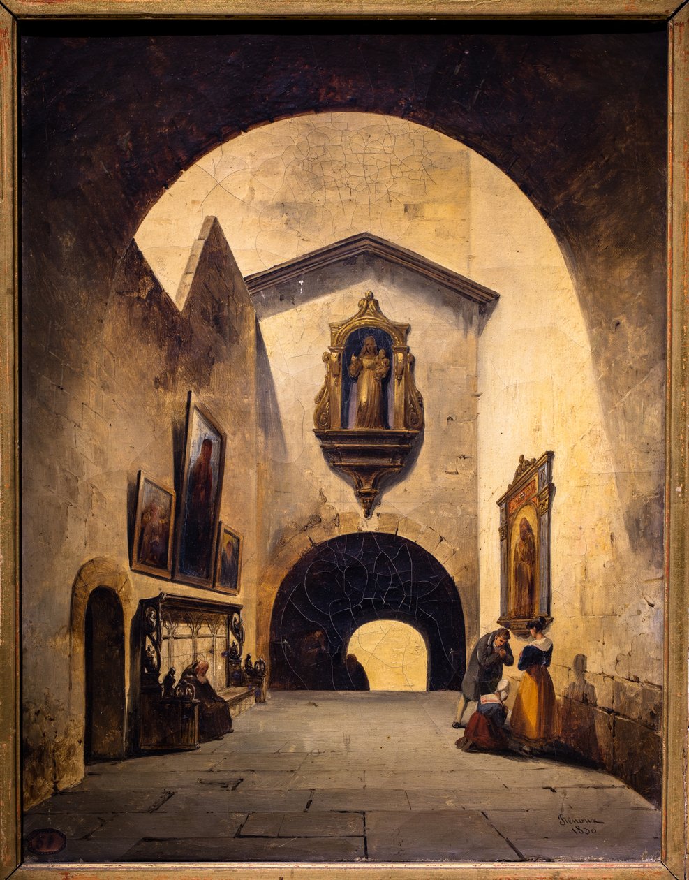 Interno del chiostro da Charles Renoux