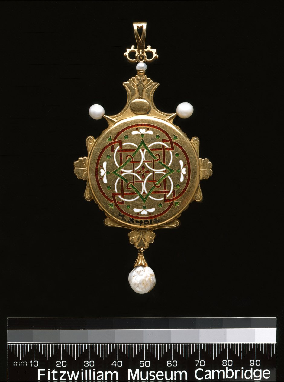 Retro del pendente da Charles Ricketts