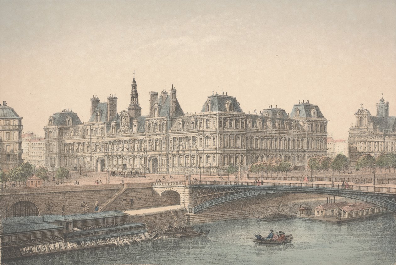 Hotel de Ville, Parigi da Charles Riviere