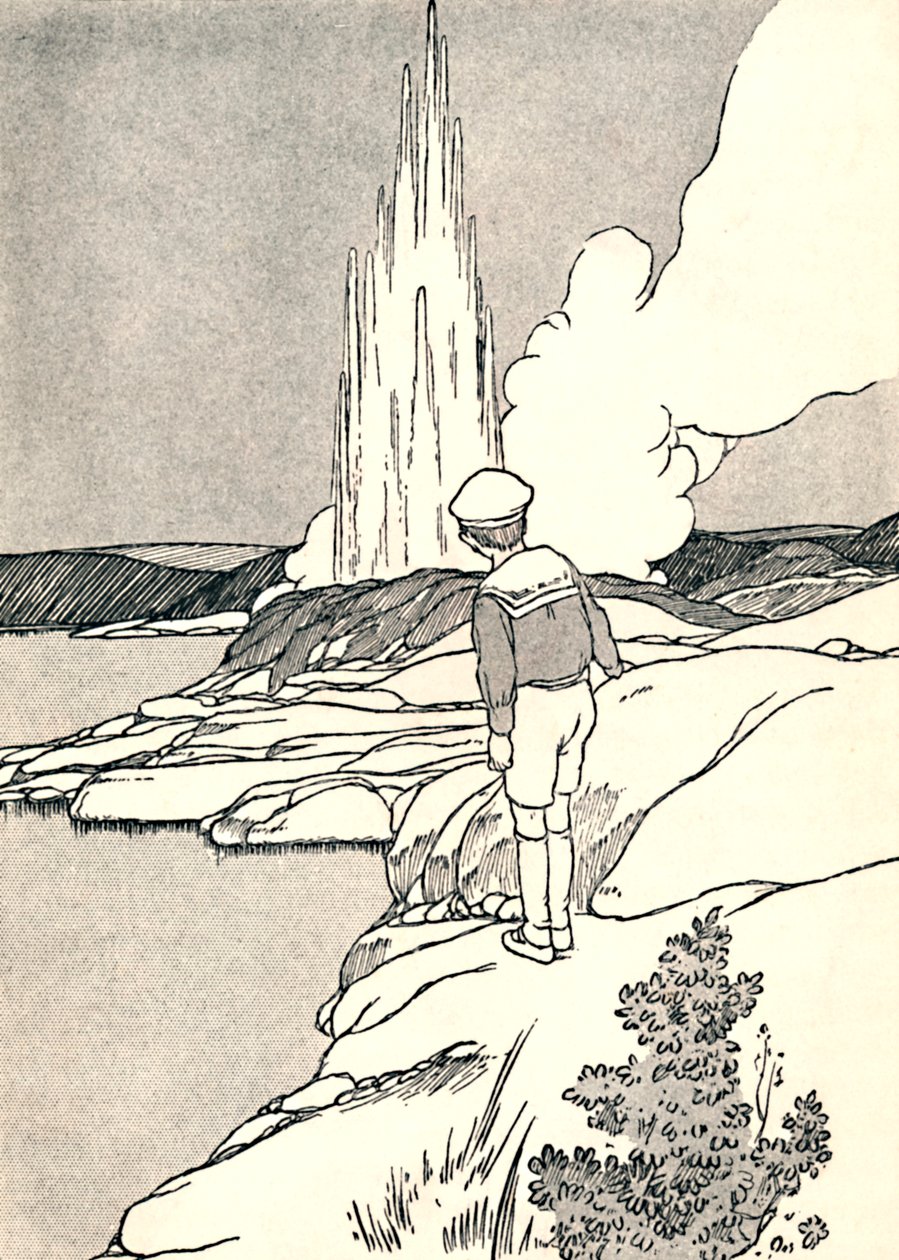 Un geyser, 1912 da Charles Robinson