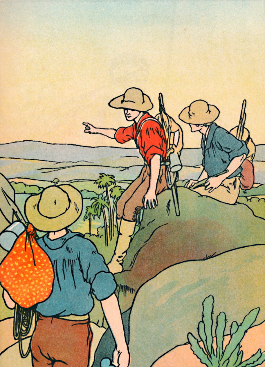 Primi coloni in Australia, 1912 da Charles Robinson