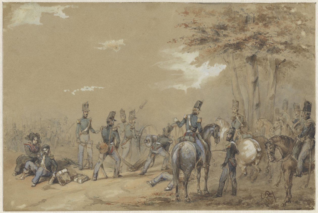Fanteria in combattimento da Charles Rochussen