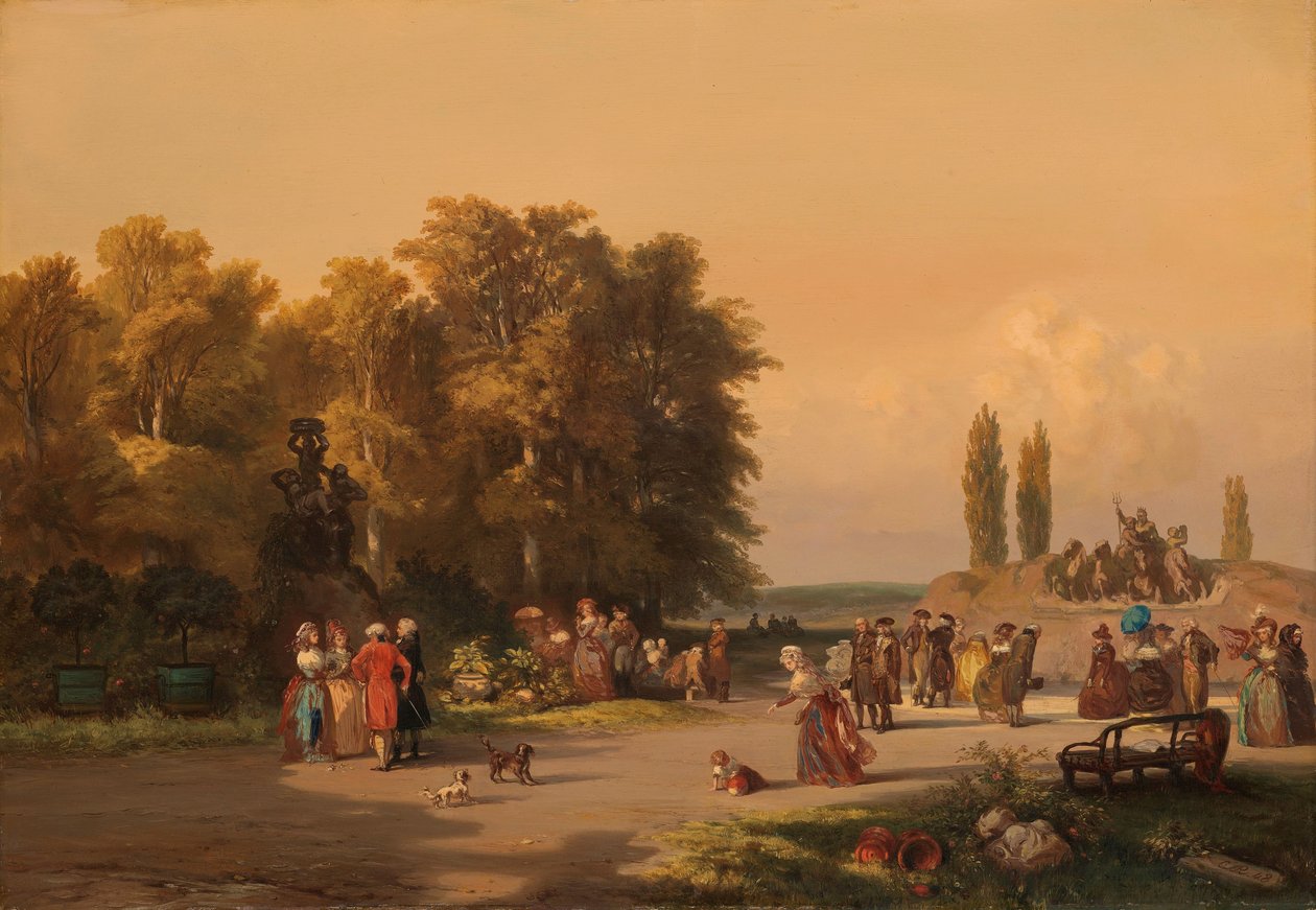 Parco nei dintorni di Parigi da Charles Rochussen