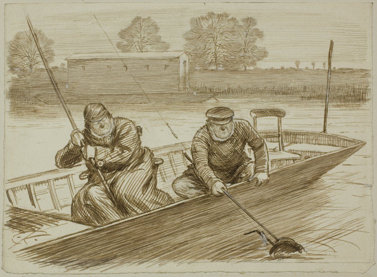Scena di Pesca da Charles Samuel Keene