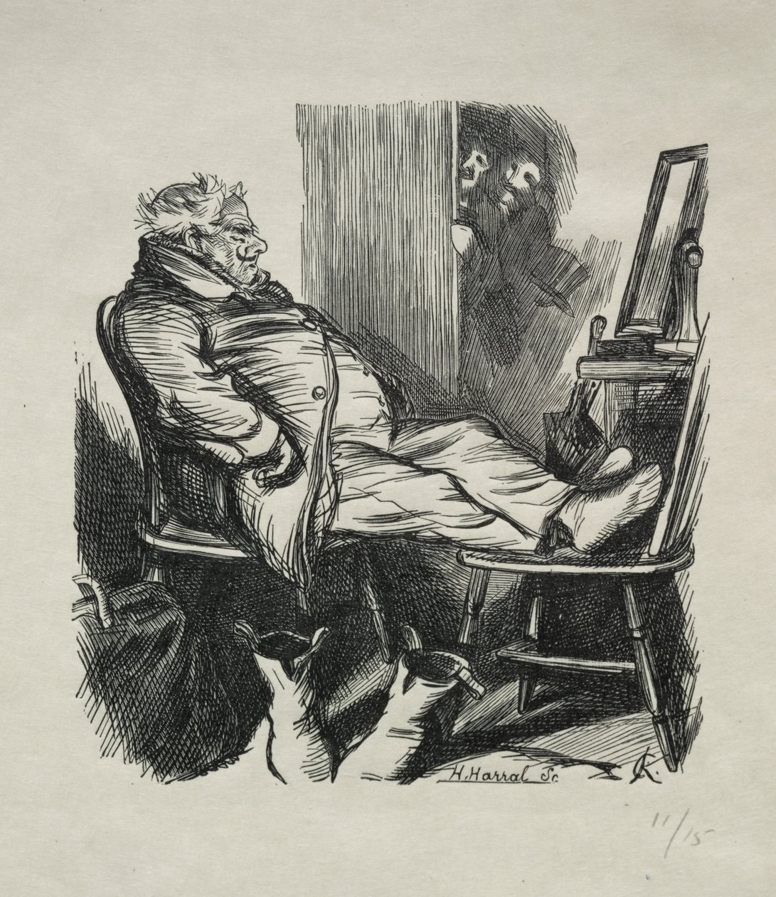 Come ho perso i miei baffi da Charles Samuel Keene