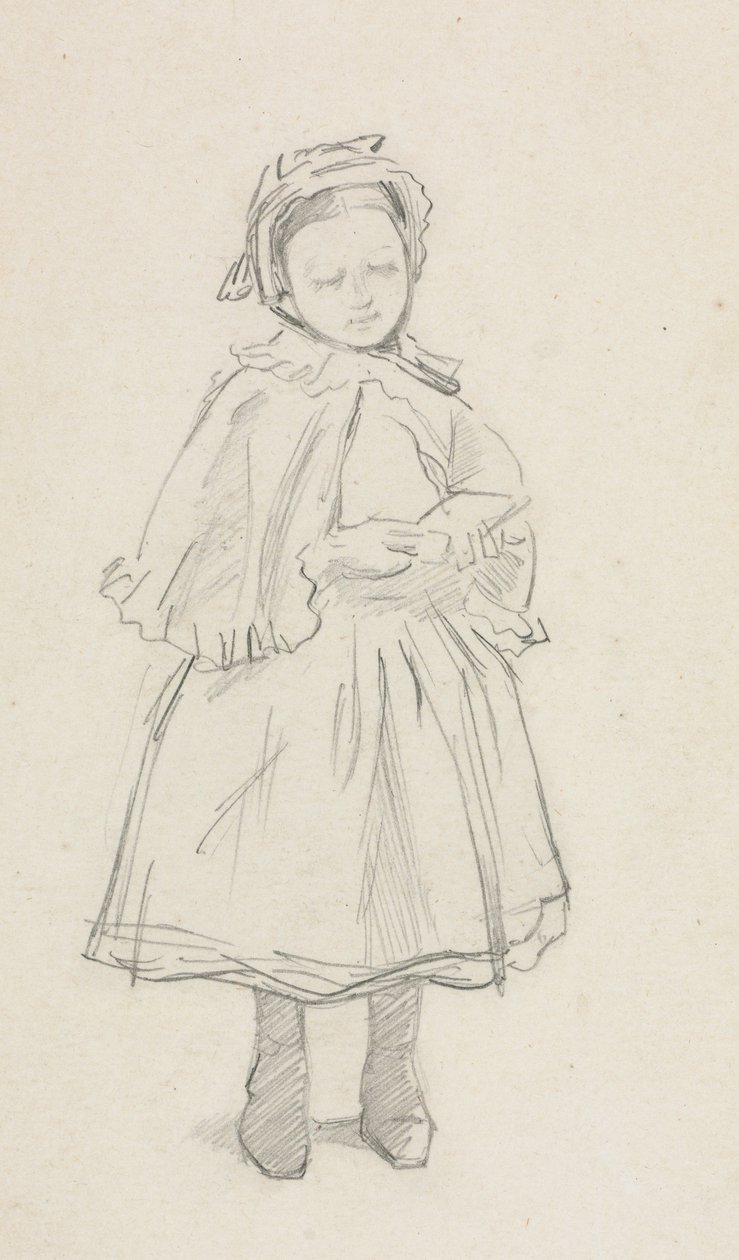 Studio per una bambina da Charles Samuel Keene