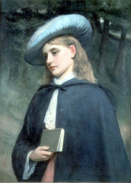 Ragazza con un libro da Charles Sillem Lidderdale