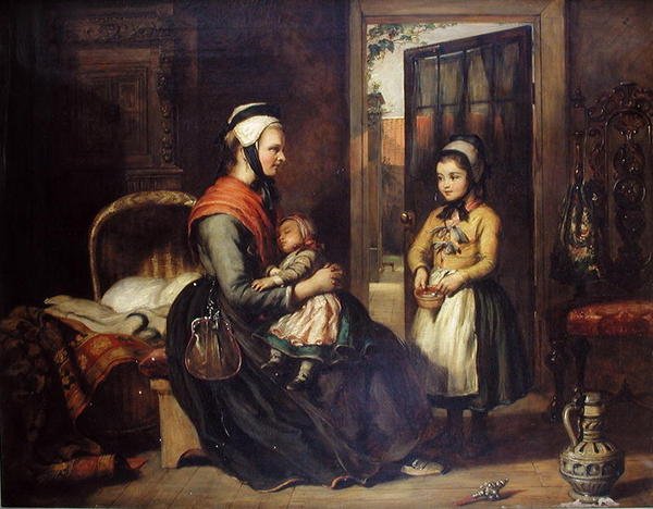 Una famiglia olandese da Charles Sims