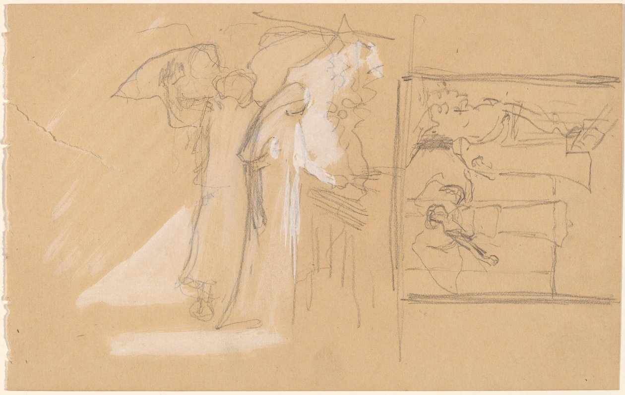 Studi per un Pannello da Charles Sprague Pearce