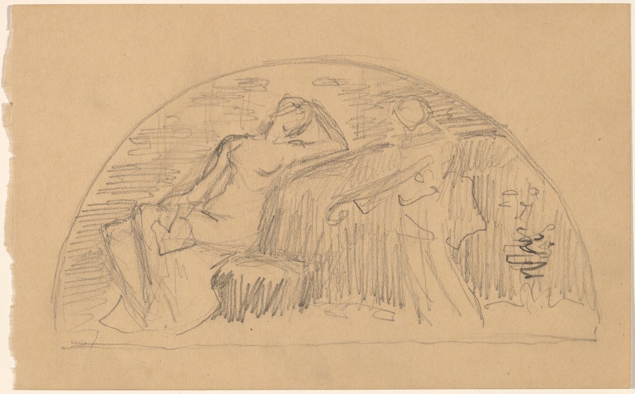 Studio per una lunetta da Charles Sprague Pearce