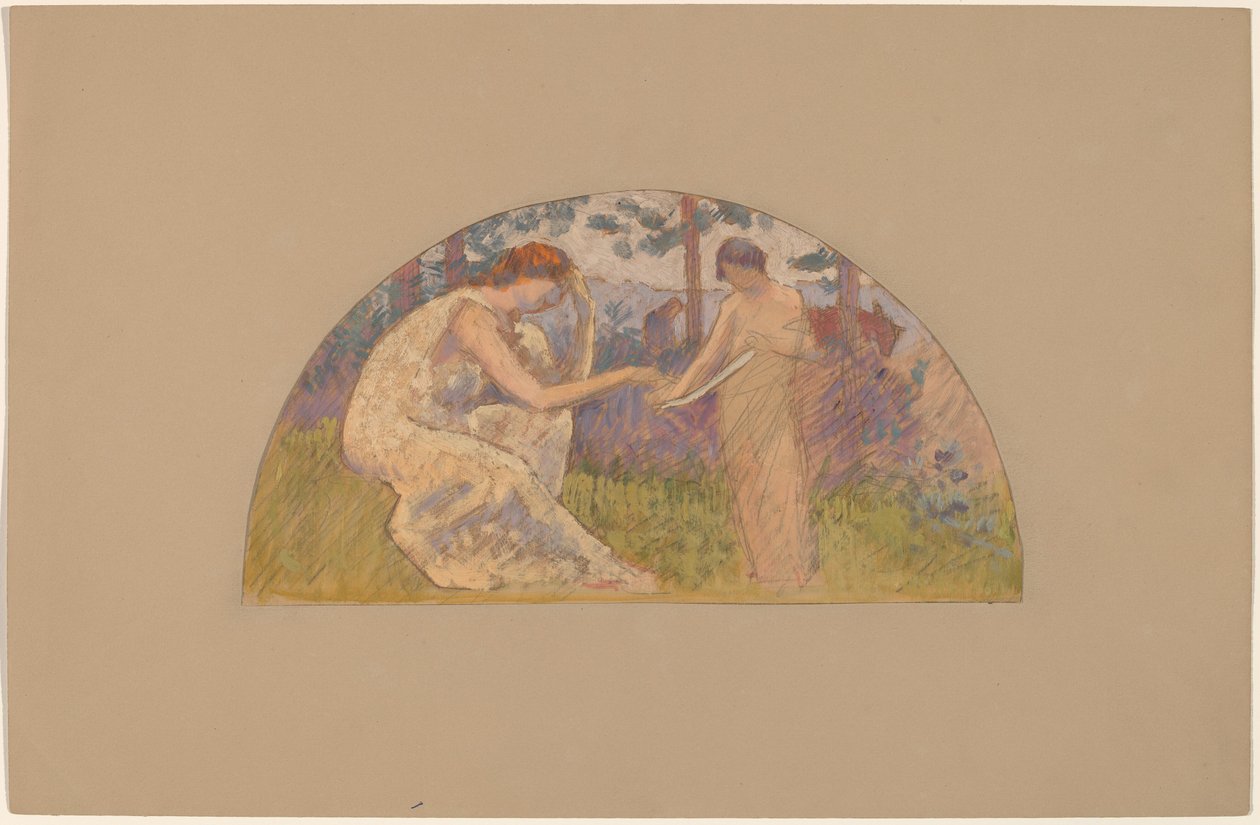 Studio per una lunetta da Charles Sprague Pearce