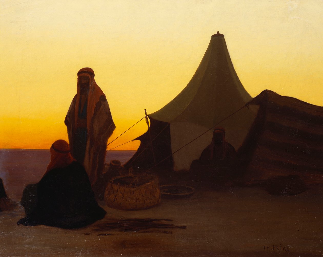 Accampamento arabo da Charles Theodore Frere