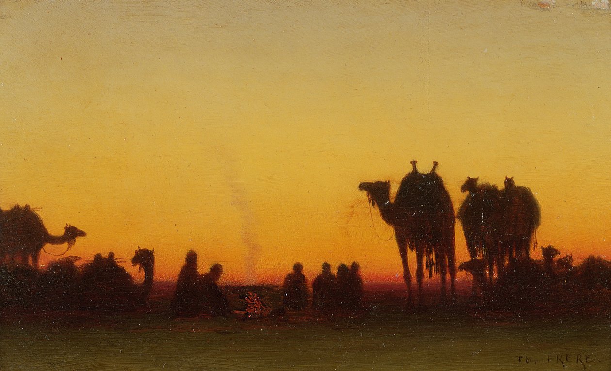 Accanto al Fuoco del Campo da Charles Theodore Frere