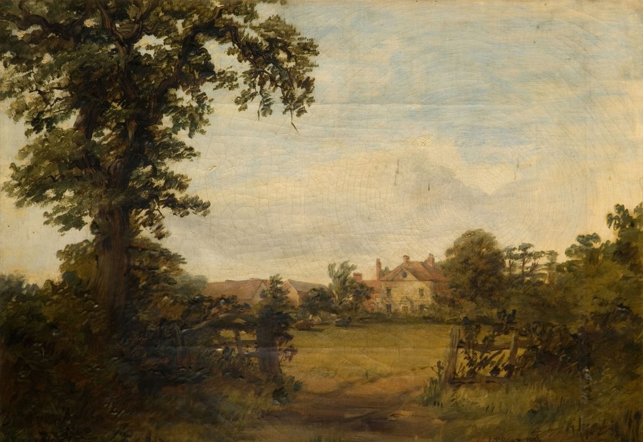 Fattoria di Metchley Park, Harborne, 1845 da Charles Thomas Burt
