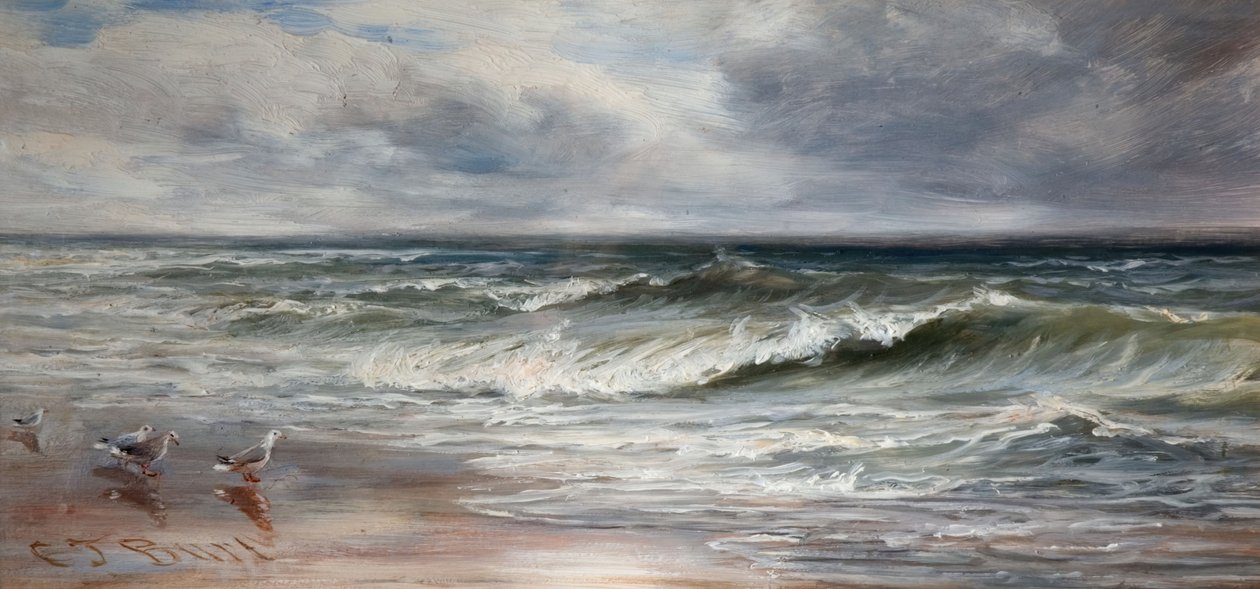 Onde del mare, 1880 da Charles Thomas Burt