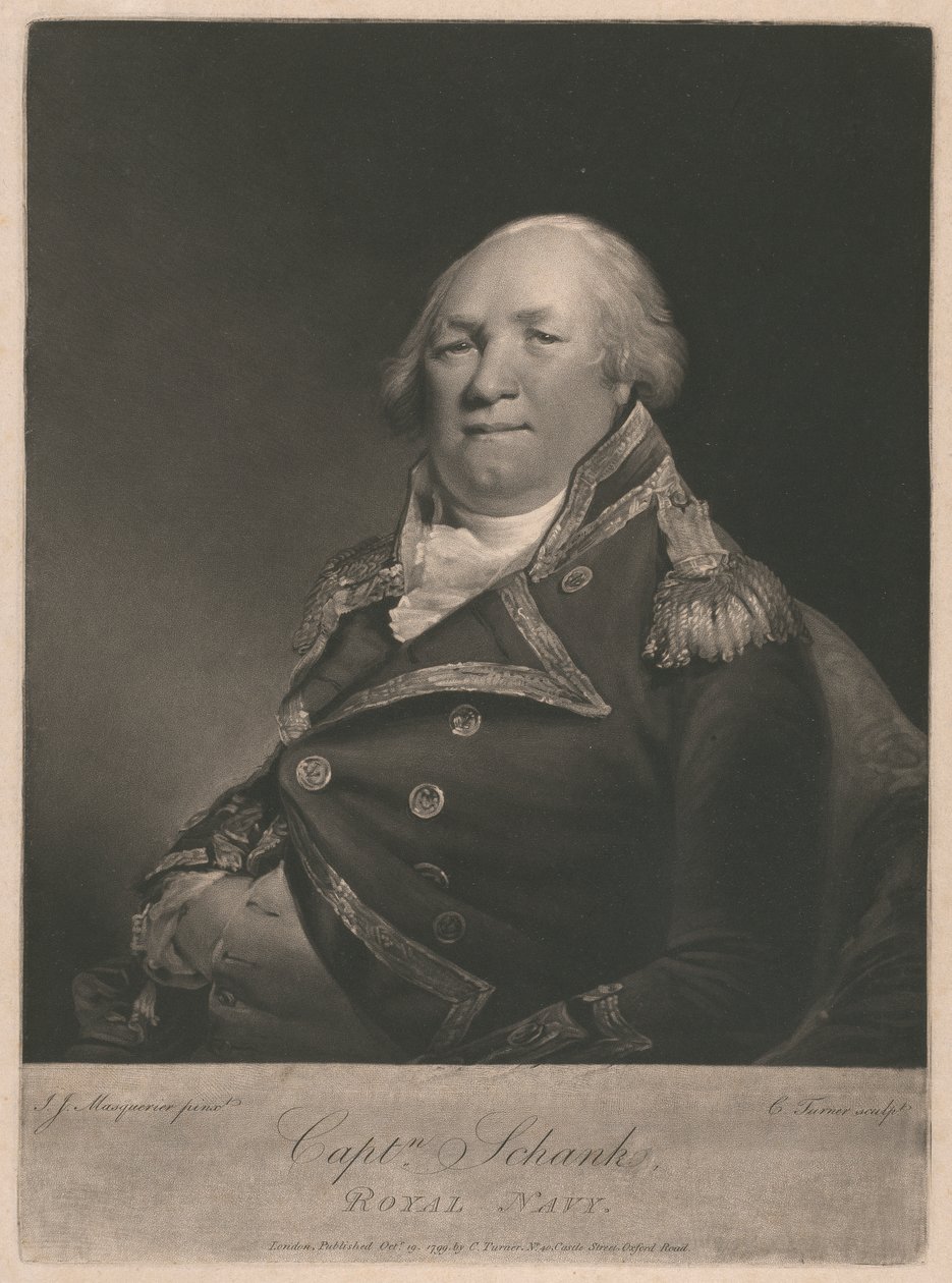 Capitano John Schank da Charles Turner