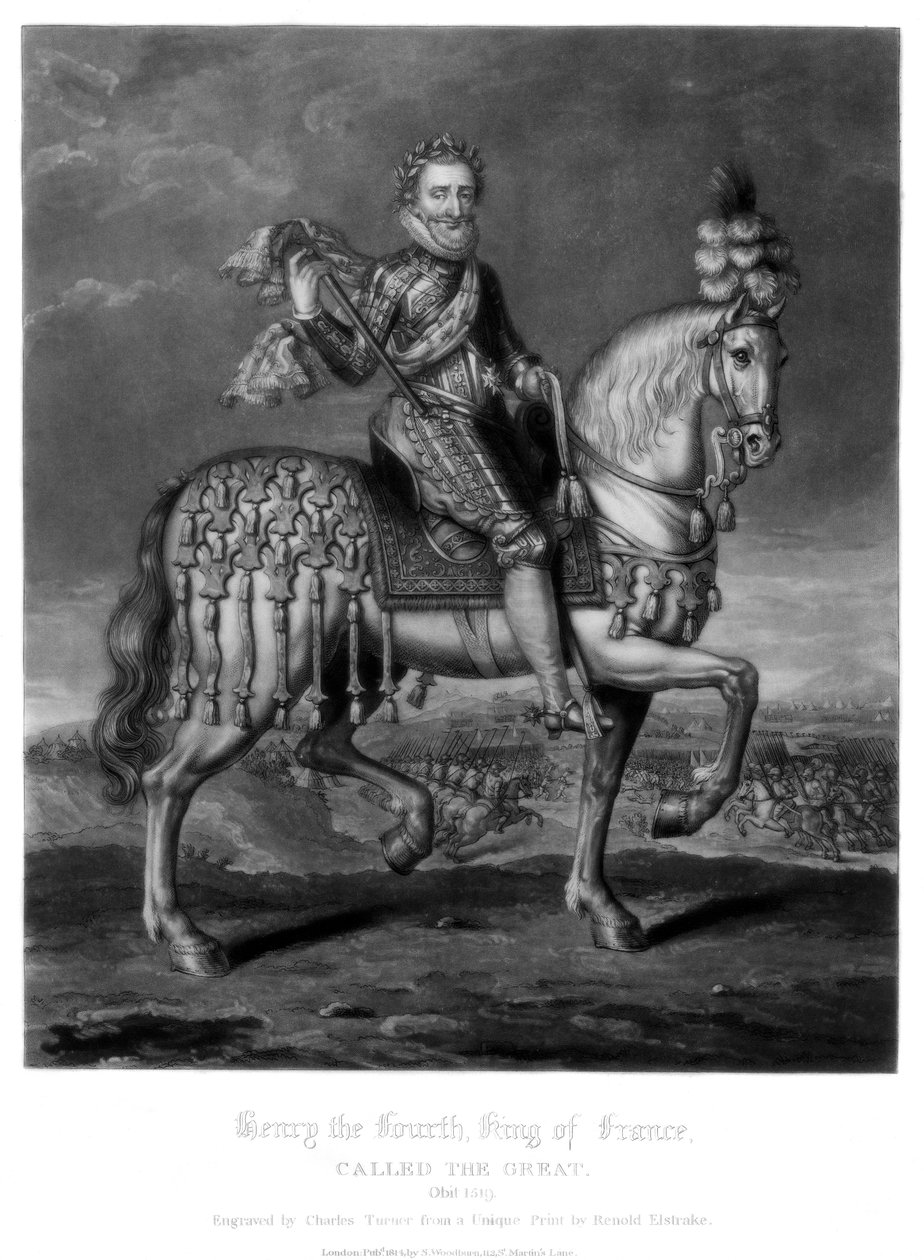 Enrico IV, Re di Francia, 1816 da Charles Turner