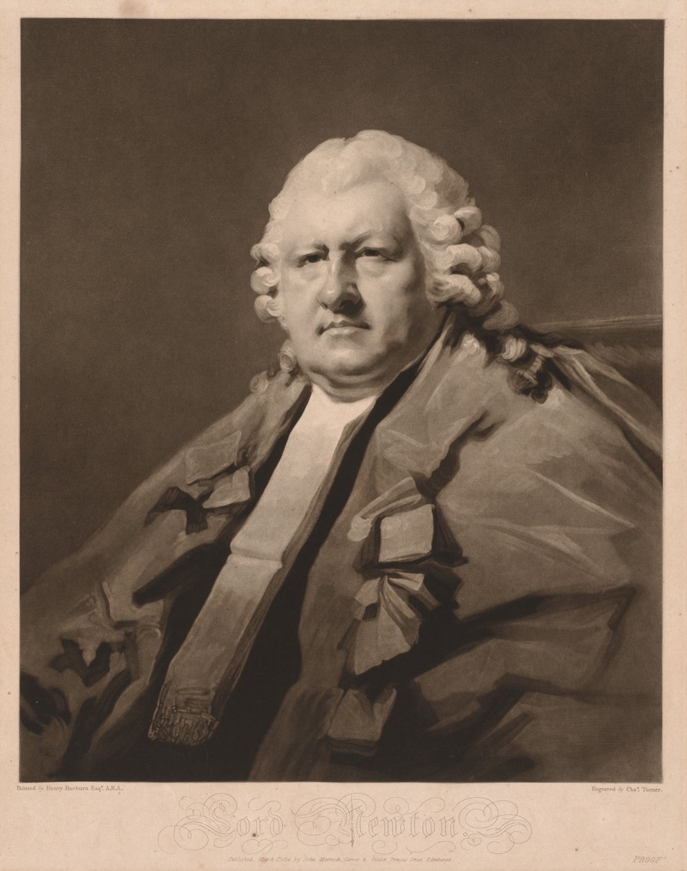 Lord Newton, 1814 da Charles Turner