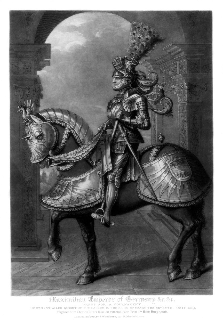 Massimiliano I, Sacro Romano Imperatore, 1816 da Charles Turner