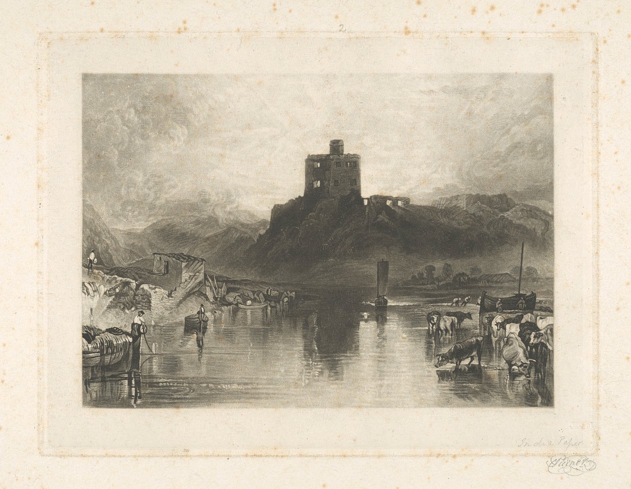 Castello di Norham, sul Fiume Tweed da Charles Turner