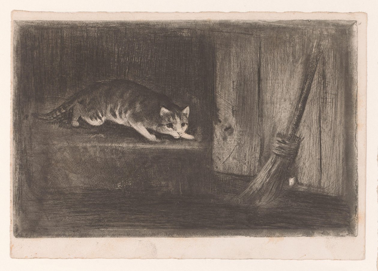 Gatto e topo da Charles Verlat