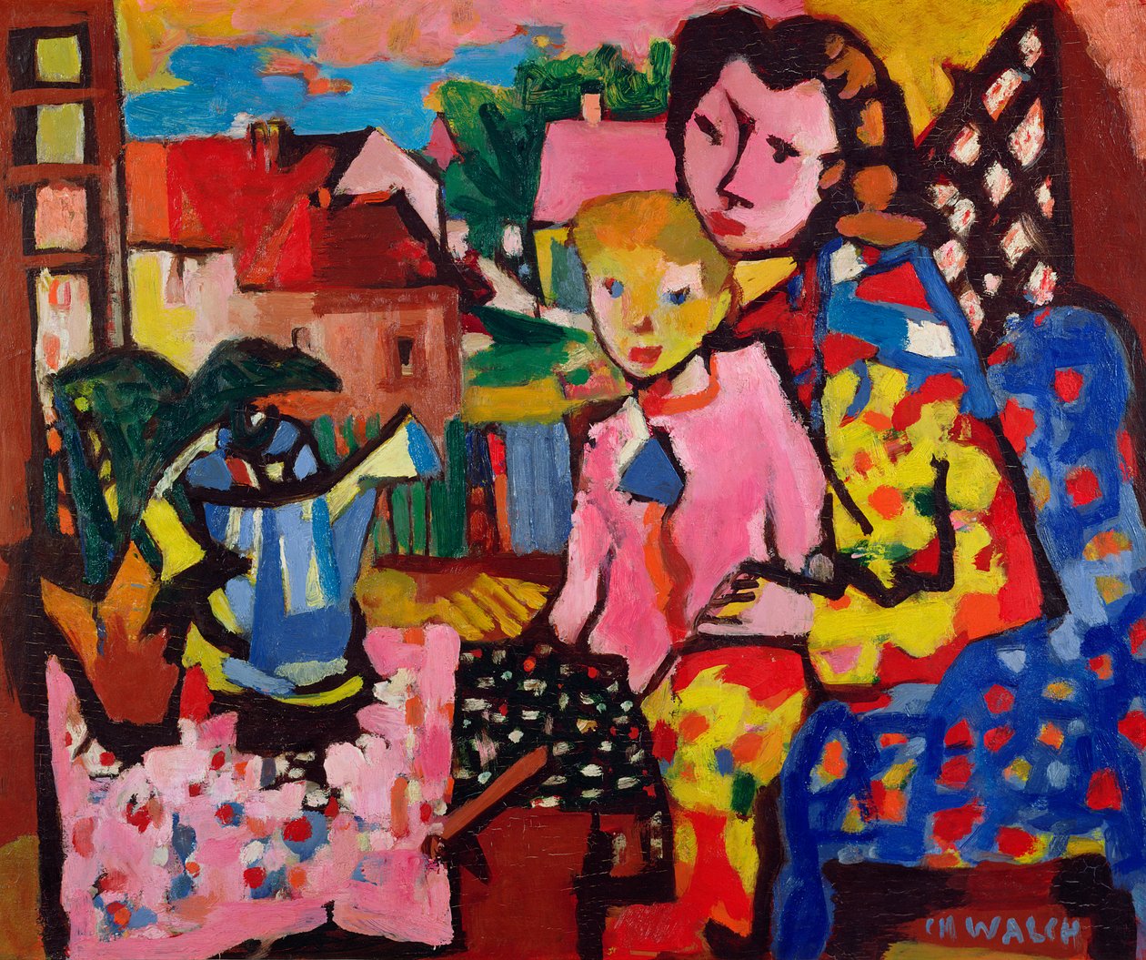 Madre e bambino da Charles Walch