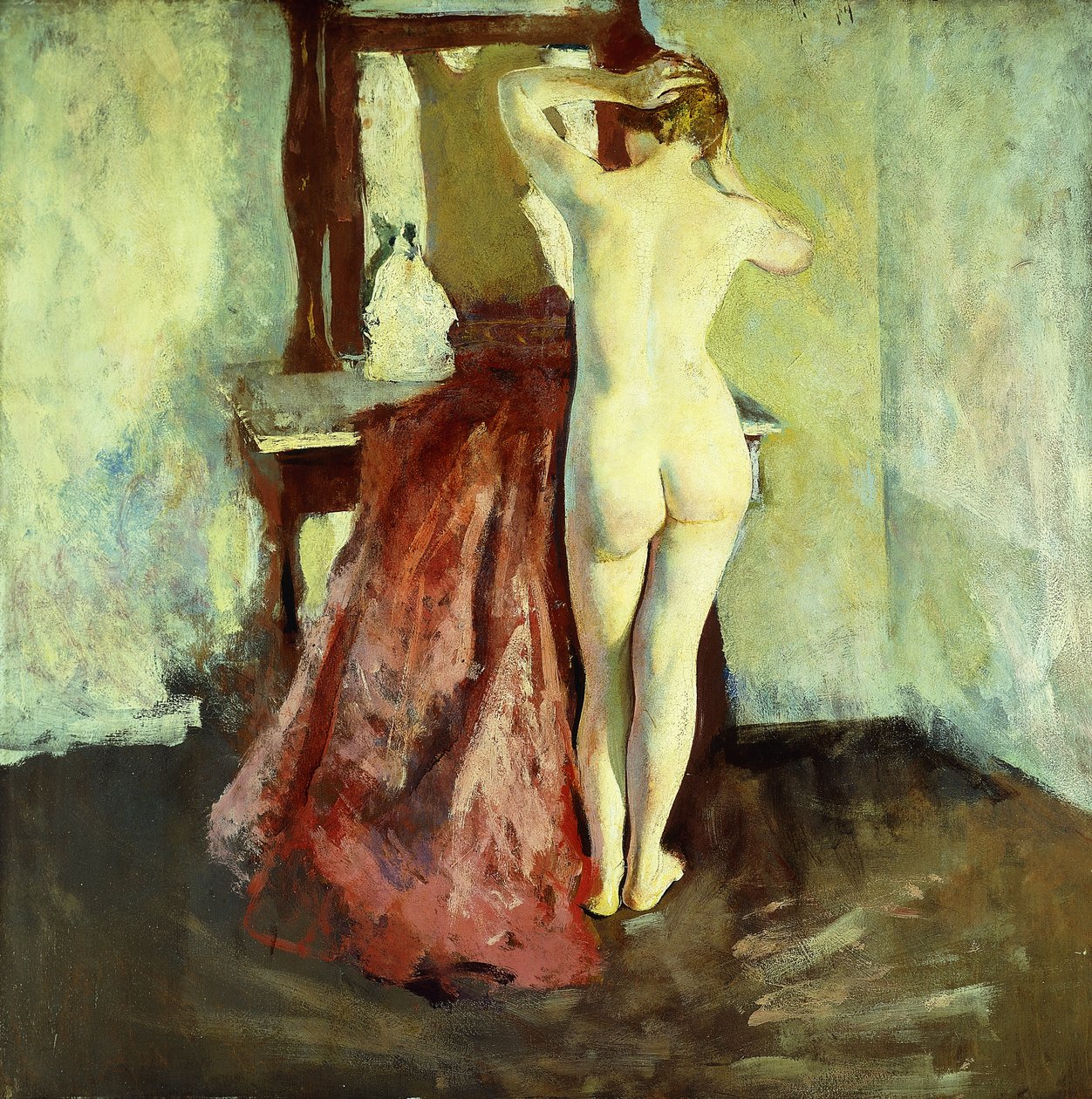 Nudo davanti allo specchio da Charles Webster Hawthorne