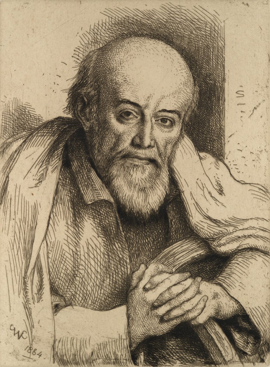 Ritratto di Samuel Palmer da Charles West Cope
