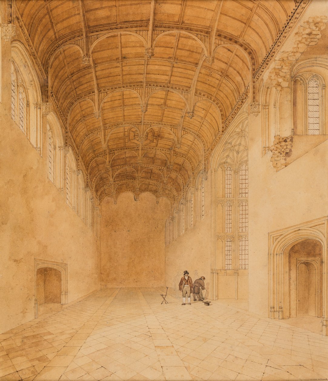 Crosby Hall (No.2), c.1818 da Charles Wild