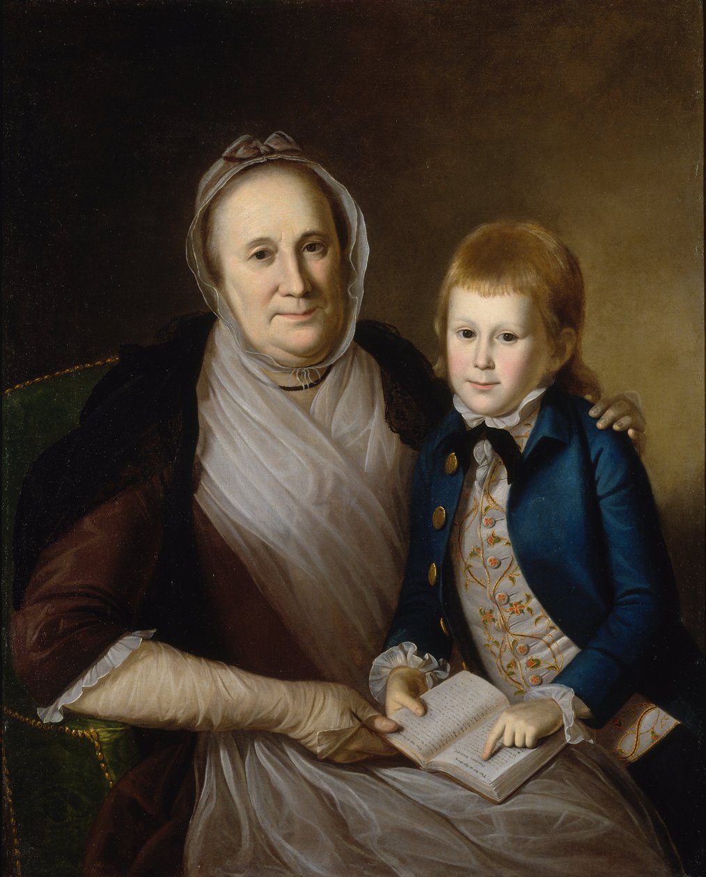 Signora James Smith e nipote da Charles Willson Peale
