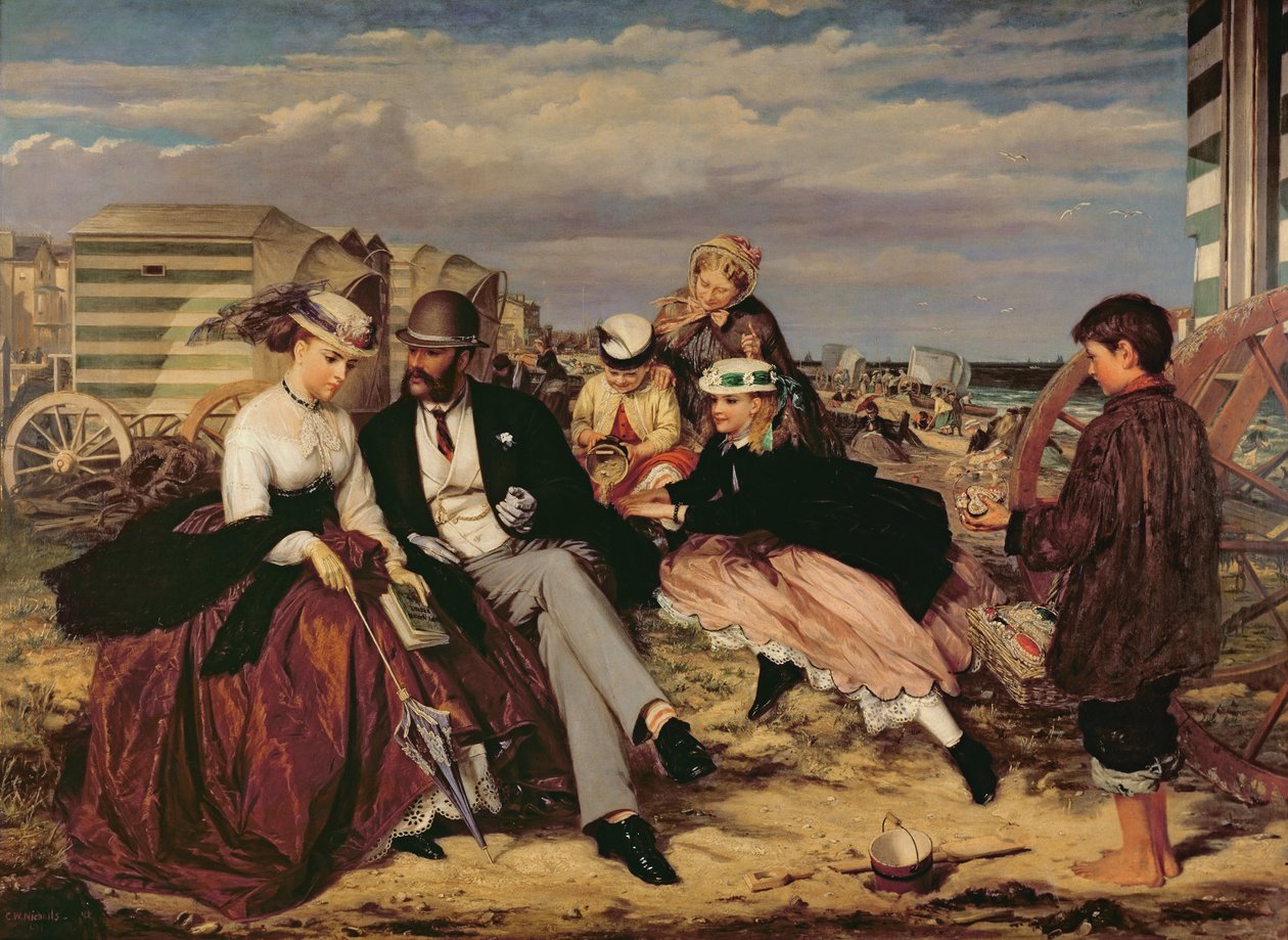 Sulla Spiaggia da Charles Wynne Nicholls