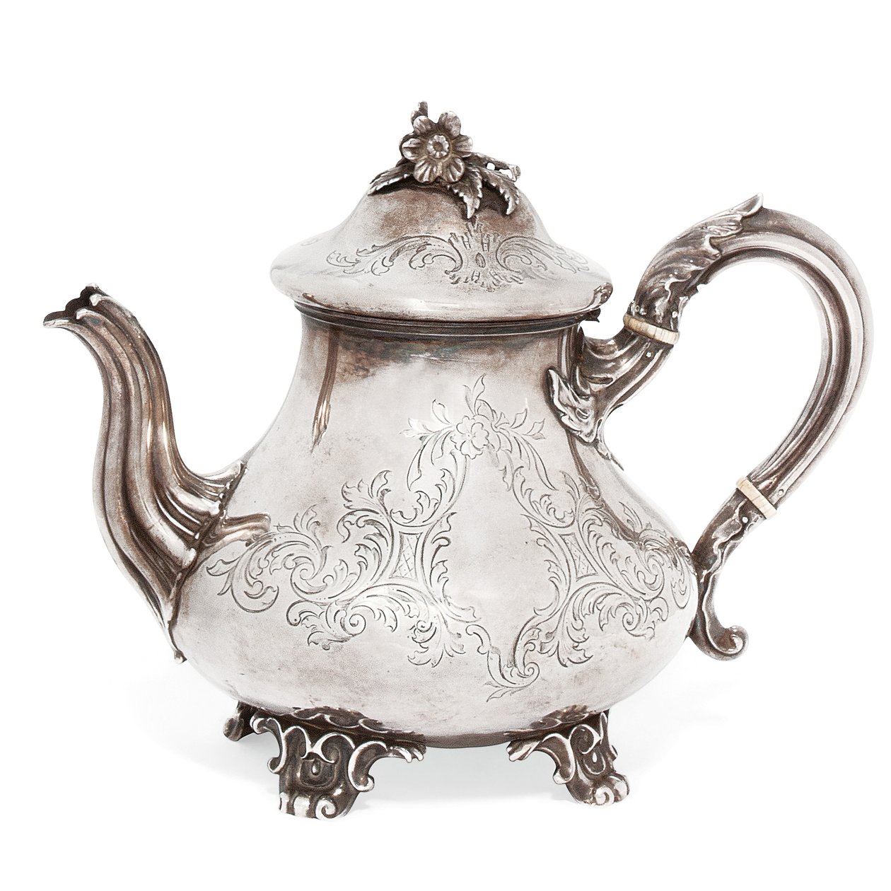 Teiera vittoriana, 1849 da Charles and Storer Reily