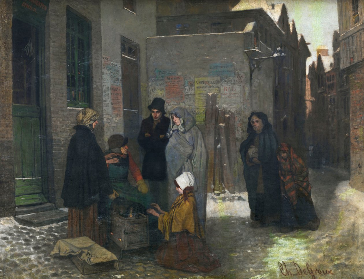 Il torrefattore di caffè da Charles de (1825 70) Groux