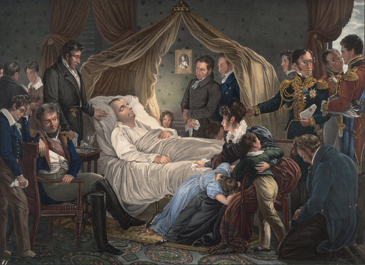 Morte di Napoleone da Charles de Steuben