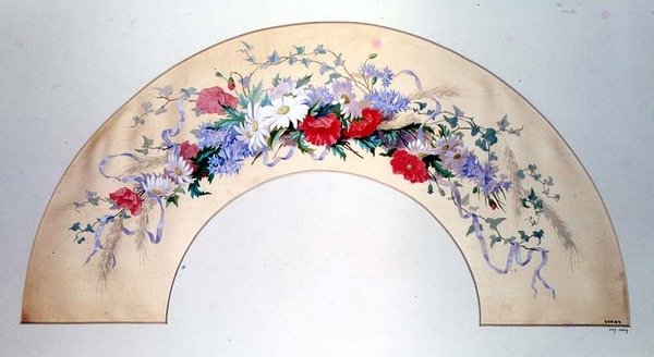 Progetto per un ventaglio da Charlotte James