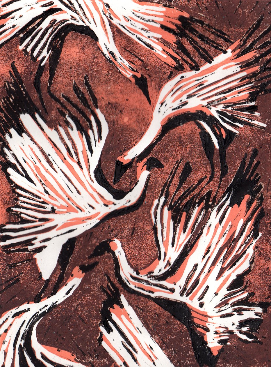 Fenicotteri 2, 2021 da Charlotte Orr